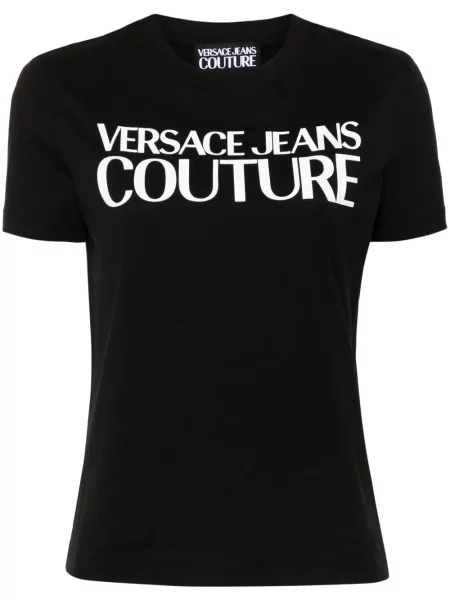 Tricou Versace Jeans Couture negru