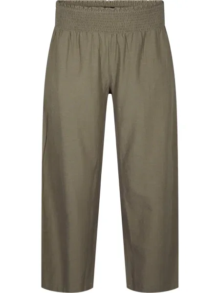 Zizzi Pantaloni VELLIE oliv