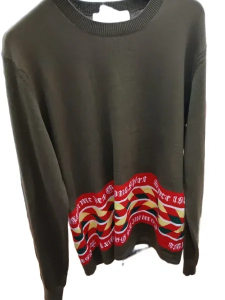 Pulover Comme Des Garçons cu dungi maro
