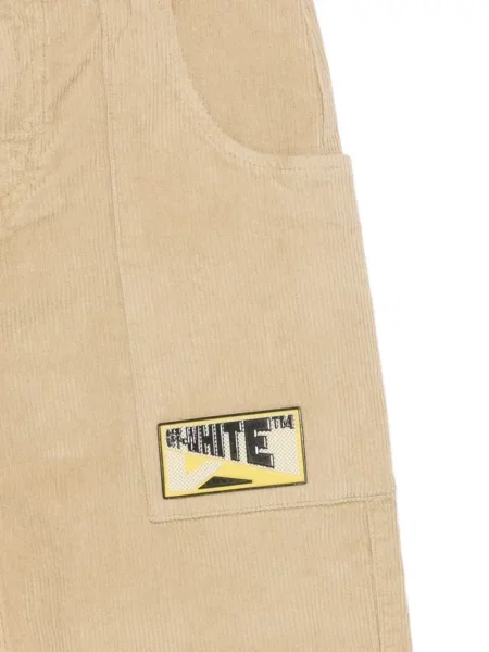 Dětské kalhoty Off-white bílé