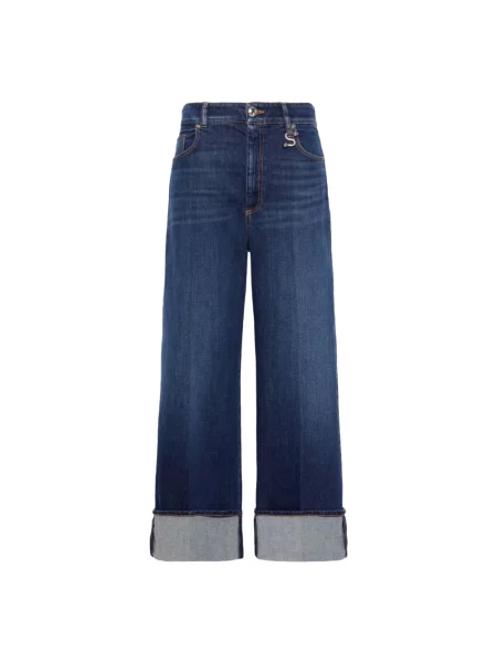 Jeansy Sportmax niebieskie
