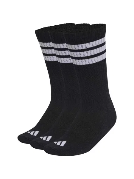 Csíkos zokni Adidas fekete
