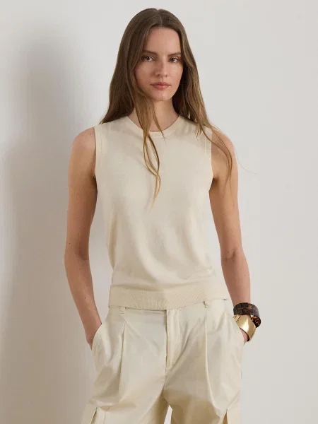 Lauren Ralph Lauren Sveter krémová