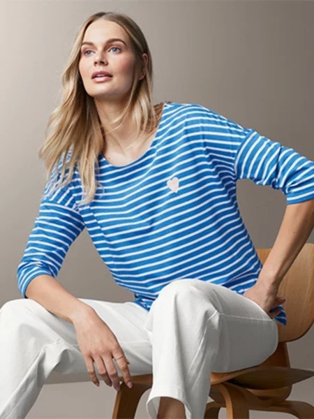 Tchibo Лонгслів блакитний