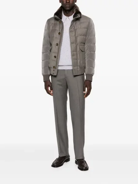 Pantaloni Stefano Ricci de lână gri