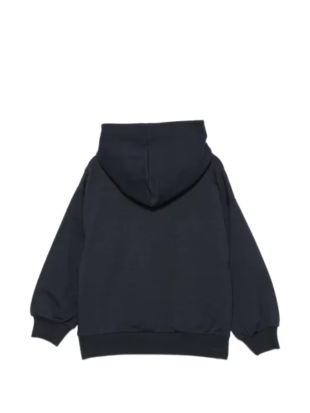 Bluza z kapturem dziecięca Il Gufo niebieska