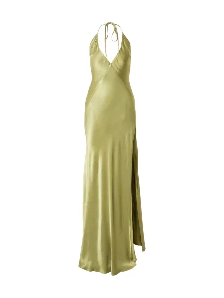Bardot rochie YVE maxi evazati verde