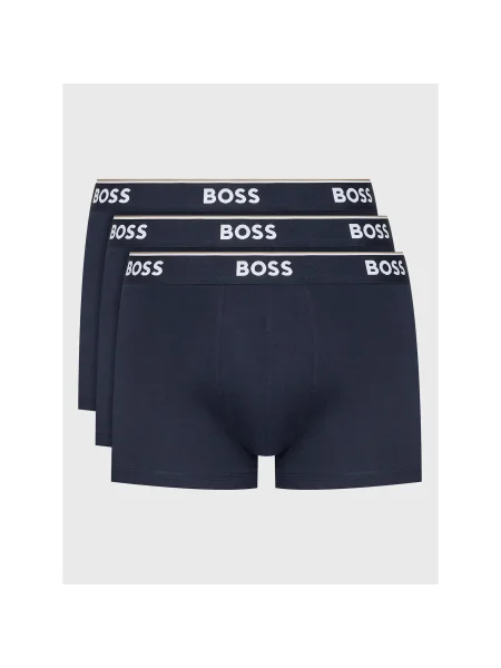 BOSS Boxeralsók Power bézs / tengerészkék / fehér fekete