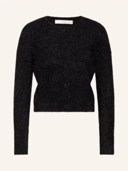 Inwear Pletený Svetr Pattiiw S Třpytivou Přízí černá