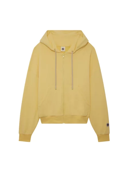 Sweter Sweet Pants z kapturem żółty