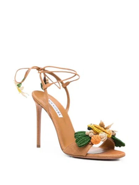 Φλοράλ σανδάλια Aquazzura