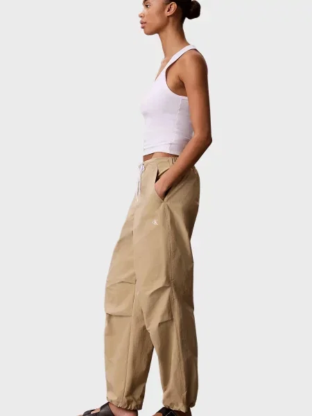 Брюки Calvin Klein Jeans бежевые