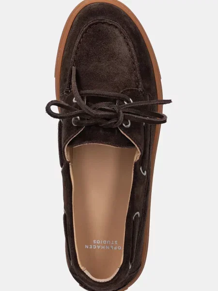 Замшевые мокасины Copenhagen коричневые
