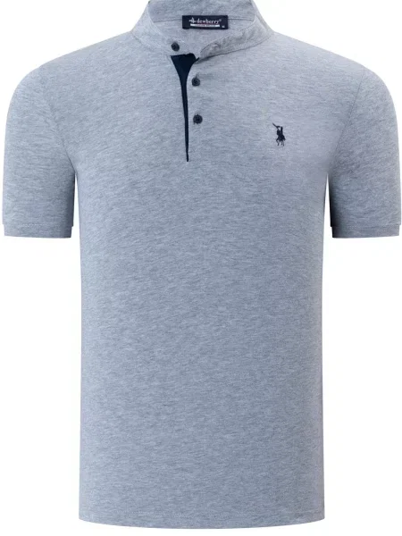 Поло тениска Dewberry сиво