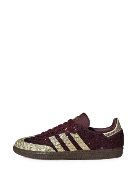 Kordbársony futó paisley mintás futócipő Adidas Adizero zöld
