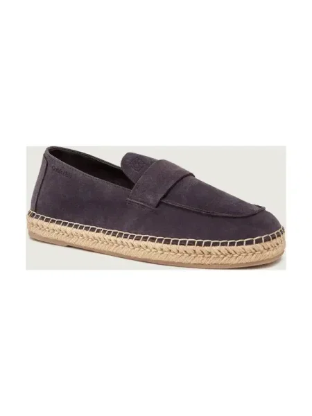 Calvin Klein Espadrile | piele întoarsă gri