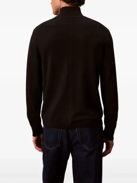 Cămașă Calvin Klein cu broderie negru