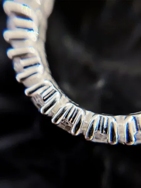 Пръстен Hatton Labs с кристали сребристо