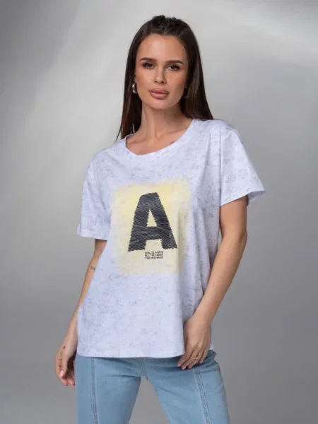 Футболка Issa Plus серая