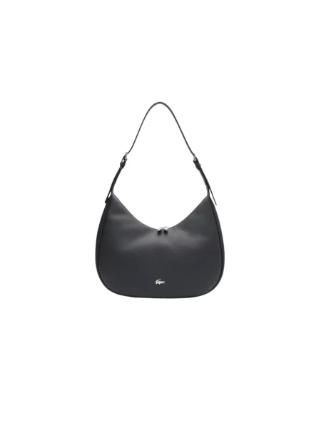Torebka hobo Lacoste czarna
