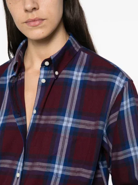 Kockás flanel ing Gant piros