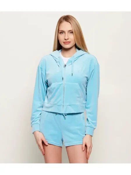 Juicy Couture Hanorac deschis albastru