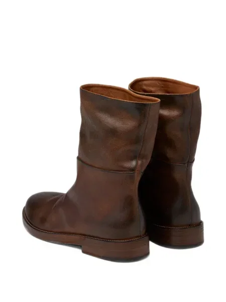Botine Marsell din piele maro