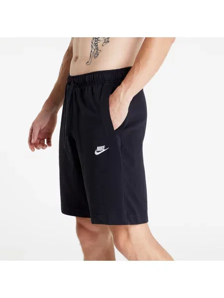 Pantaloni Nike din jerseu scurte negru