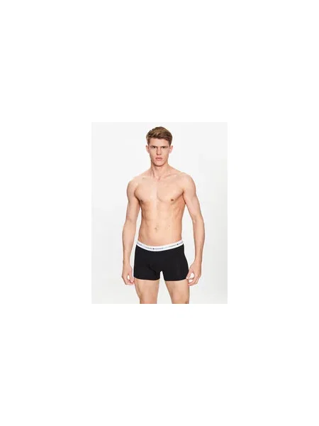 Boxeralsó Tommy Hilfiger Trunk 3 pár black/black/black/black/black. Méret: M fekete