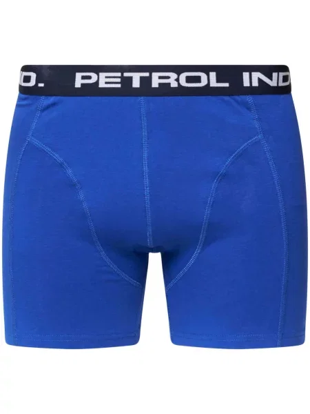 Petrol Industries Boxeri albastru / negru alb