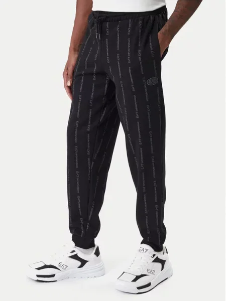 Emporio Armani Spodnji del trenirke črna