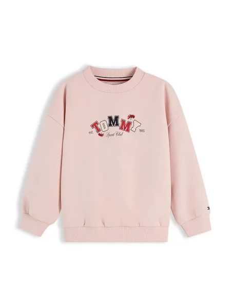 Tommy Hilfiger hanorac pentru copii cu roz