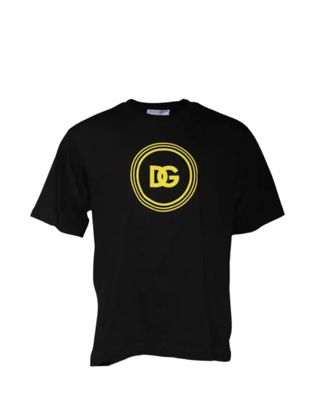 Tricou Dolce & Gabbana cu imagine cu decolteu rotund negru
