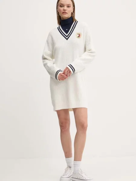 Tommy Jeans Pulover modra