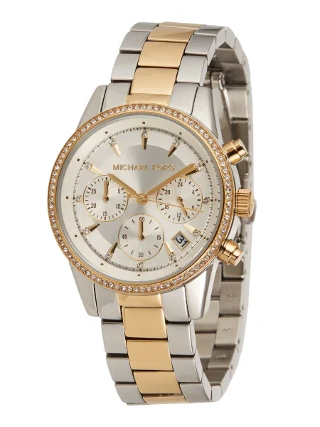 Michael Kors Ceas analogic auriu / argintiu