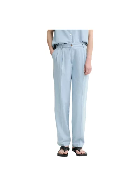 A.P.C. jeansy pantalon joseon high waist niebieskie