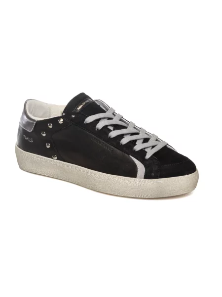 Sneakersy Ama Brand skórzane czarne