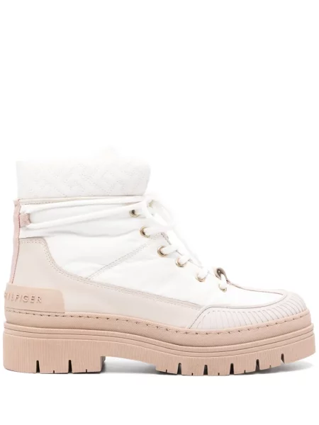 Botine Tommy Hilfiger alb