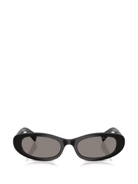 Ochelari de soare Miu Miu Eyewear cu autograf negru