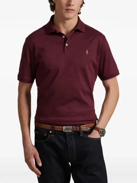 Șosete Polo Ralph Lauren cu model herringbone cu broderie plasă albastru