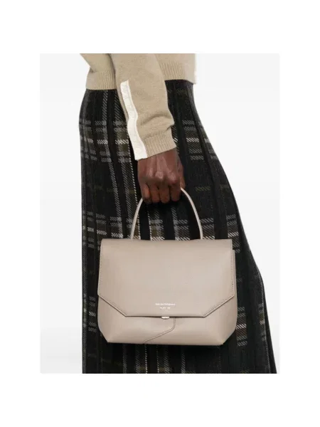 Torebka Emporio Armani skórzana brązowa
