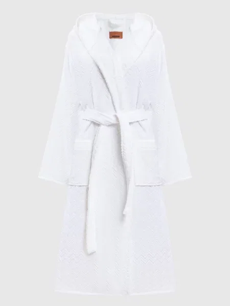 Махровый халат Missoni Home белый