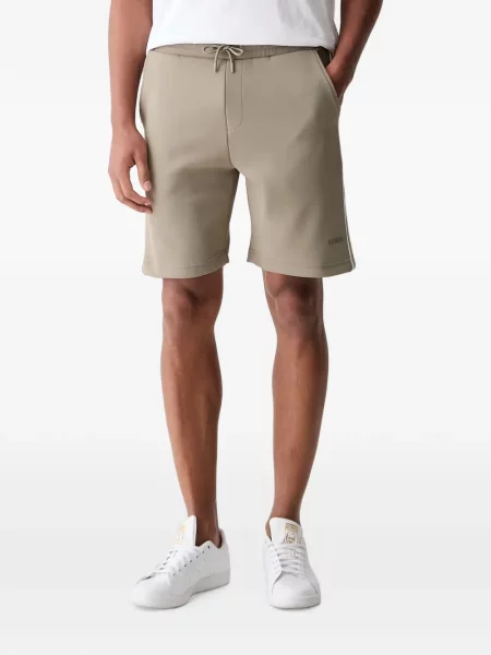 Pantaloni scurți Guess cu dungi cu cordon