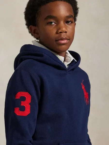 Polo Ralph Lauren кофта з капюшоном дитяча з бавовною
