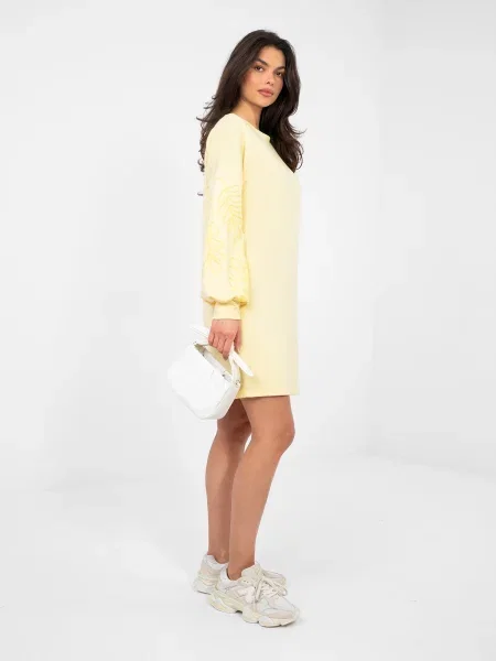Rochie Rue Paris cu broderie alb