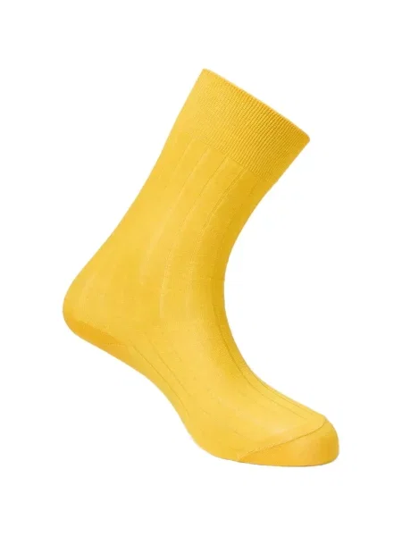 Șosete Fendi cu broderie galben