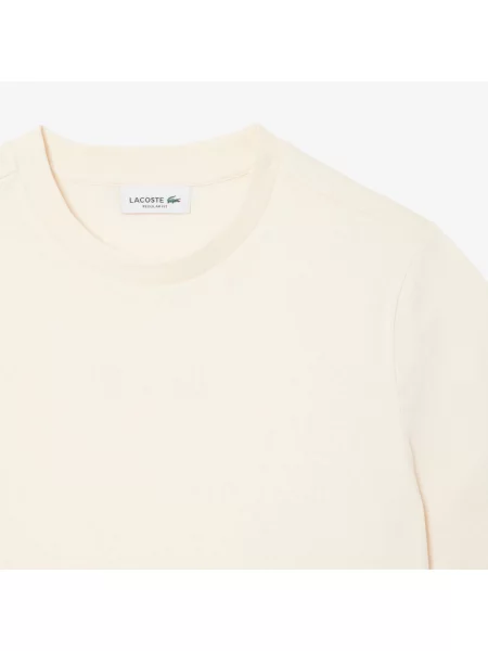 Lacoste Koszulka Z Nadrukiem beżowa