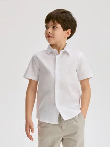 Reserved Cămașă regular fit alb