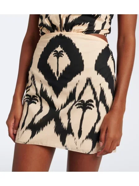 Rochie Johanna Ortiz cu imagine cu gât halter bej
