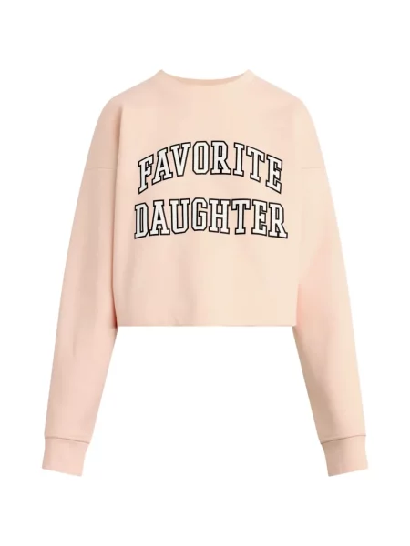 Bluza Favorite Daughter o krotszym kroju różowa